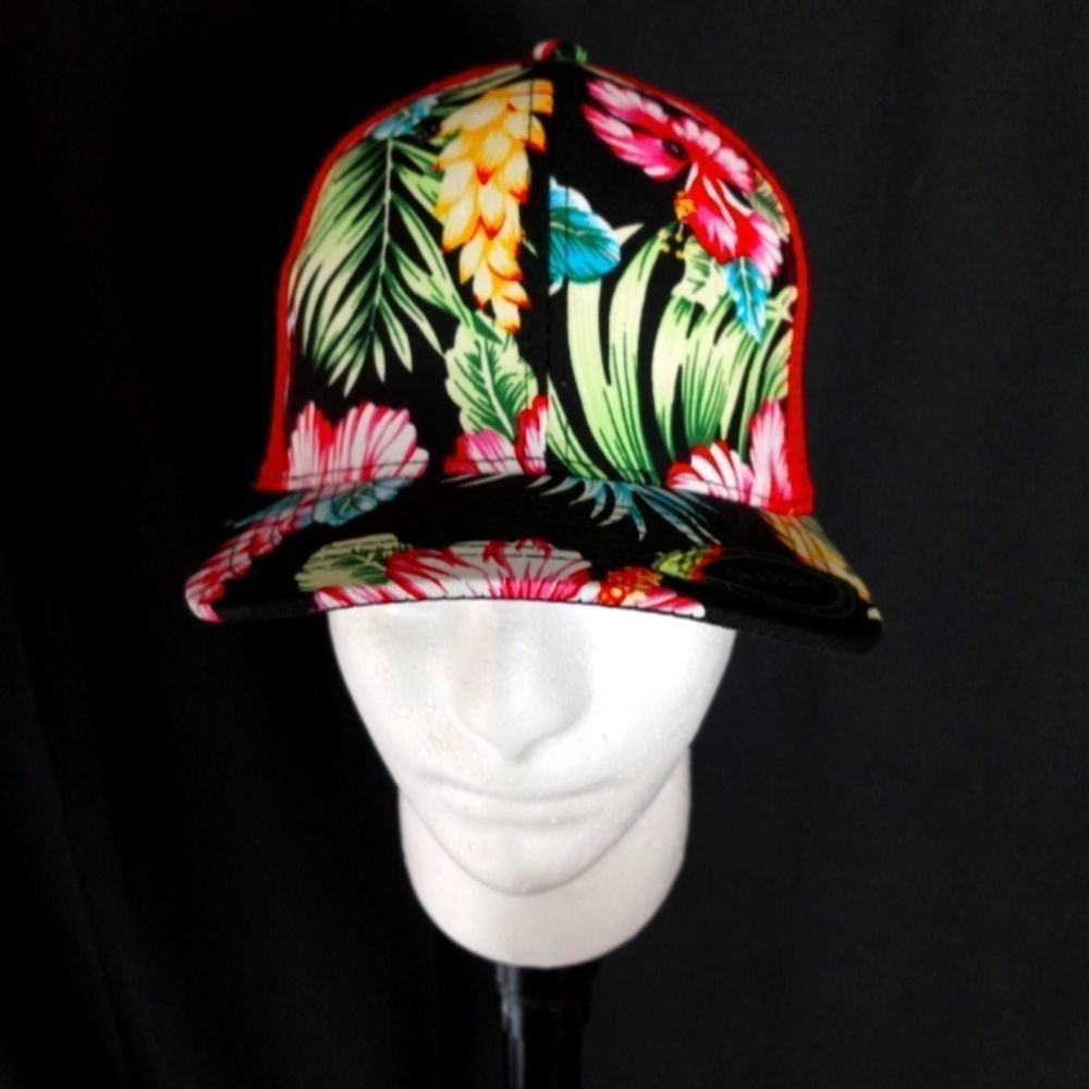 Flower Meshback Trucker Hat - Picture 4 of 5